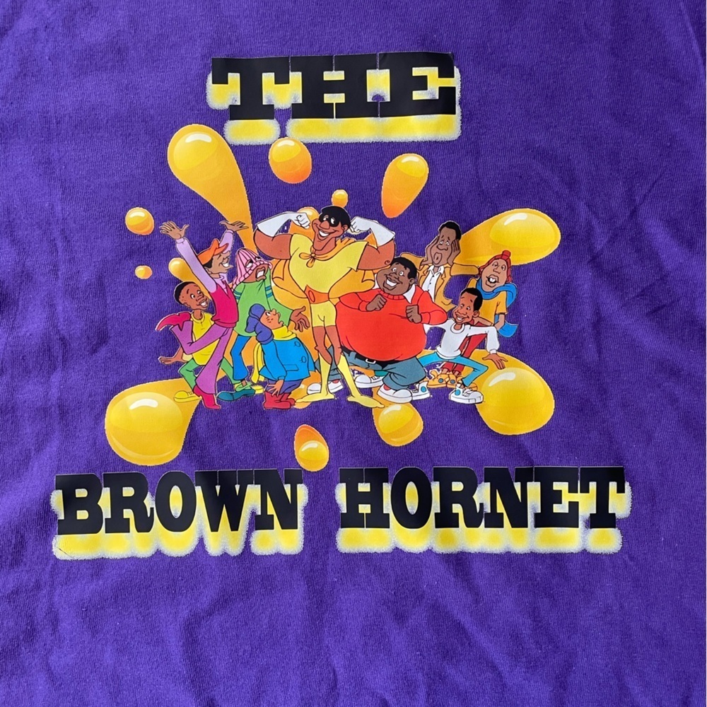 Kid’s The Brown Hornet Tee, Purple, Medium - Picture 2 of 5
